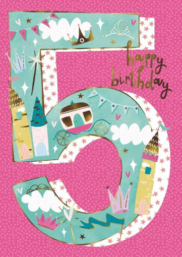 Picture of HAPPY 5TH BIRTHDAY CARD